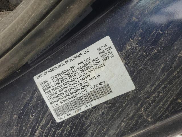 2018 HONDA ODYSSEY LX 5FNRL6H25JB111217