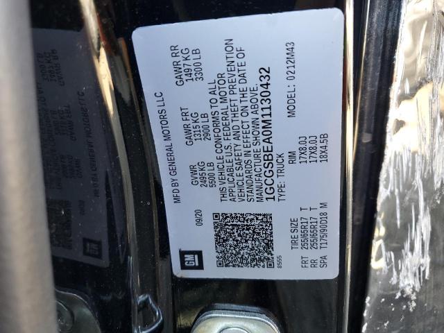 2021 CHEVROLET COLORADO - 1GCGSBEA0M1130432