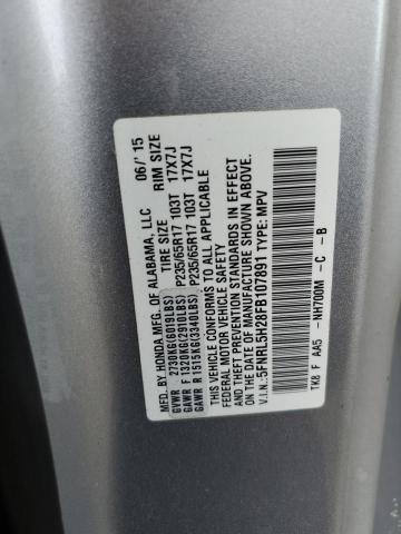 2015 HONDA ODYSSEY LX 5FNRL5H28FB107891