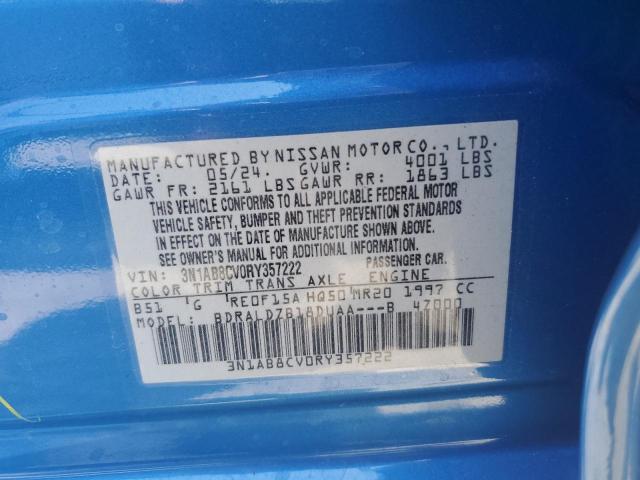 2024 NISSAN SENTRA SV - 3N1AB8CV0RY357222