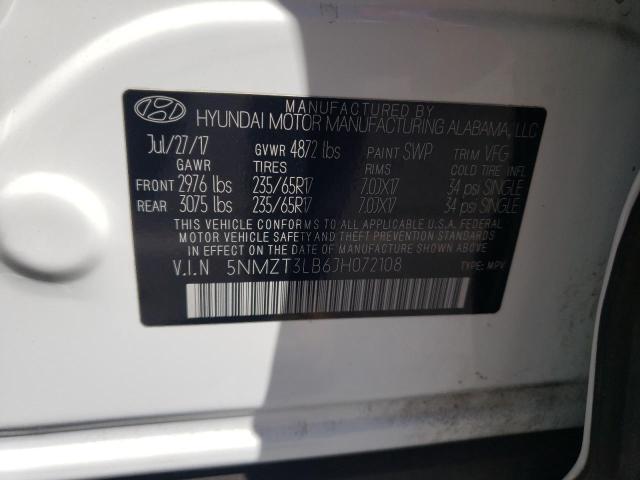 2018 HYUNDAI SANTA FE S - 5NMZT3LB6JH072108