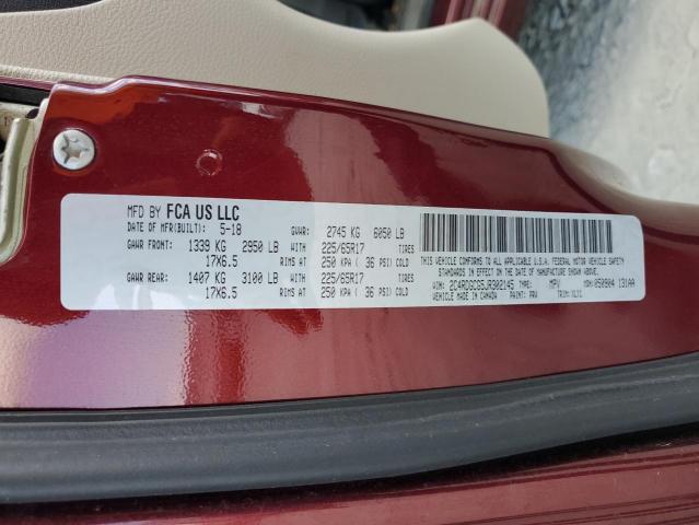 2018 DODGE GRAND CARA - 2C4RDGCG5JR302145