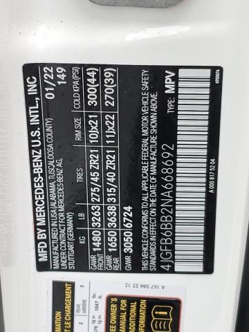 2022 MERCEDES-BENZ GLE AMG 53 4JGFB6BB2NA668692