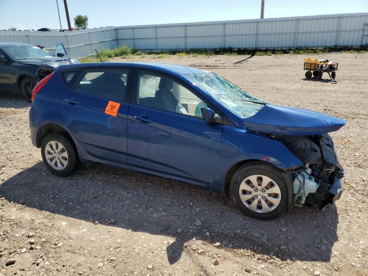 Lot #2855786499 2015 HYUNDAI ACCENT GS