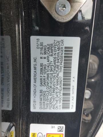 2018 HONDA ACCORD TOU - 1HGCV1F92JA099217