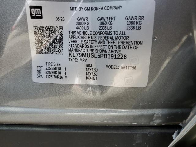 2023 CHEVROLET TRAILBLAZE - KL79MUSL5PB191226