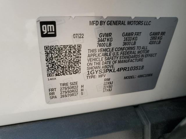 2023 CADILLAC ESCALADE E 1GYS3PKL4PR103518  68380434