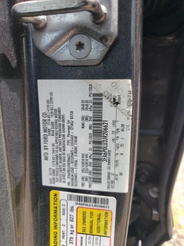 VIN 3FA6P0LU3JR206621 2018 Ford Fusion, Se Hybrid no.12