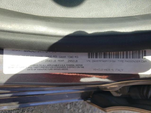 2015 MASERATI GHIBLI S - ZAM57RTAXF1131591