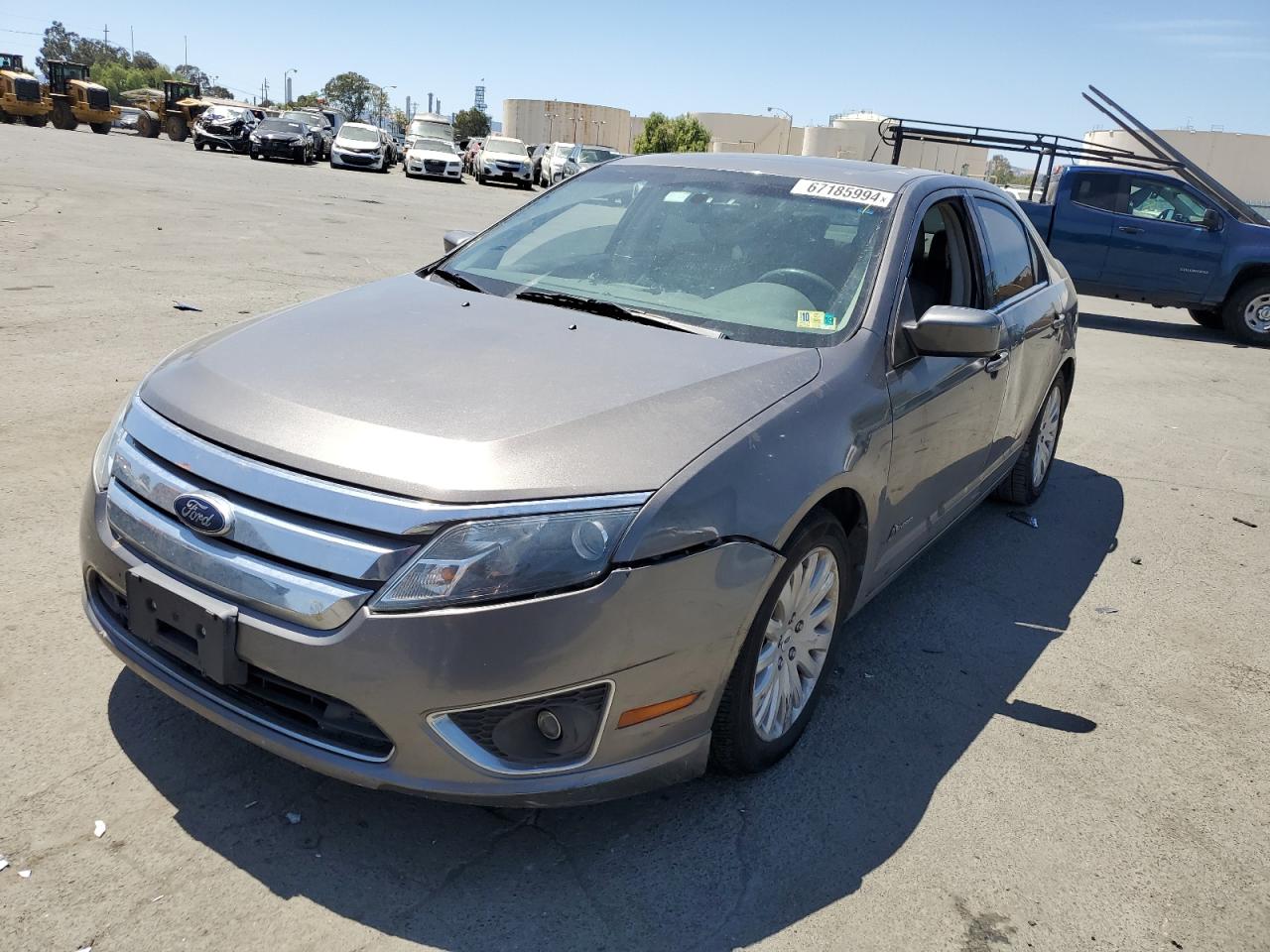 FORD FUSION HYB 2010 gray  hybrid engine 3FADP0L39AR402562 photo #1