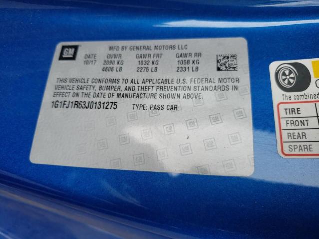 2018 CHEVROLET CAMARO ZL1 - 1G1FJ1R63J0131275