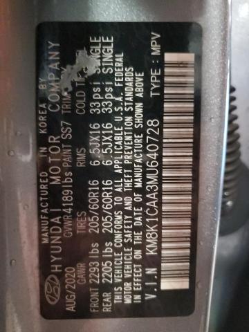 2021 HYUNDAI KONA SE - KM8K1CAA3MU640728
