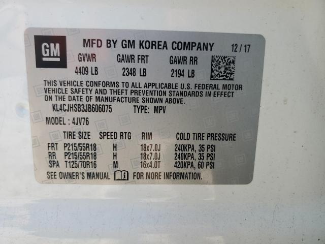 2018 BUICK ENCORE PRE - KL4CJHSB3JB606075