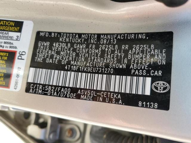 VIN 4T1BF1FK9EU731270 2014 Toyota Camry, L no.12