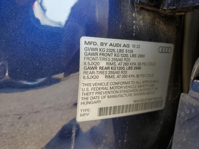 VIN WA1EECF38P1051108 2023 Audi Q3, Premium Plus S ... no.12