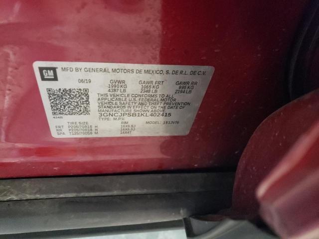 2019 CHEVROLET TRAX 1LT - 3GNCJPSB1KL402415