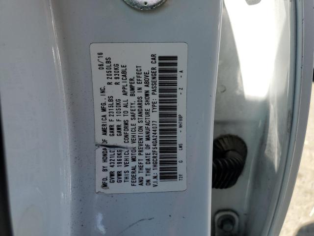 2016 HONDA ACCORD SPO 1HGCR2F54GA244077  66718044