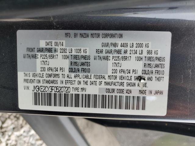 VIN JM3KE2CY3F0520720 2015 Mazda CX-5, Touring no.14