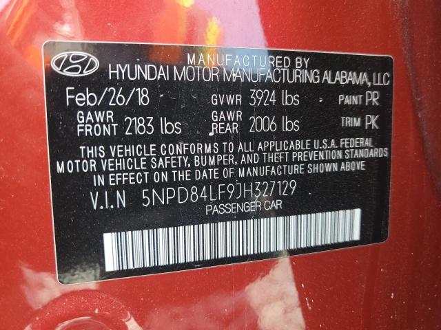 2018 HYUNDAI ELANTRA SE - 5NPD84LF9JH327129
