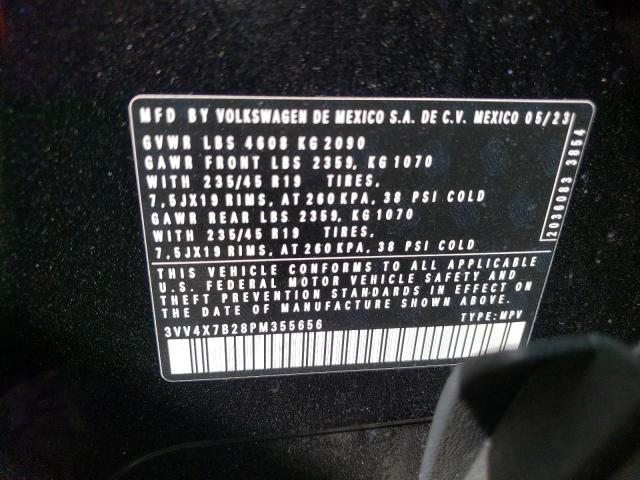 2023 VOLKSWAGEN TAOS SEL - 3VV4X7B28PM355656