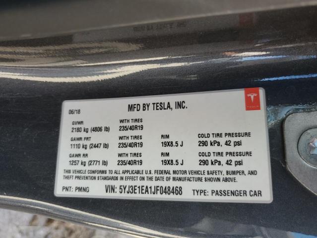 2018 TESLA MODEL 3 - 5YJ3E1EA1JF048468