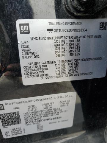 2022 GMC SIERRA LIM - 3GTU9CED0NG218334