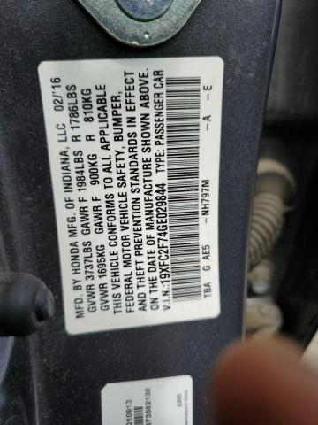 2016 HONDA CIVIC EX - 19XFC2F74GE029844