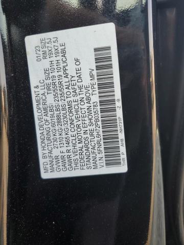 2023 HONDA ODYSSEY SP 5FNRL6H72PB035783