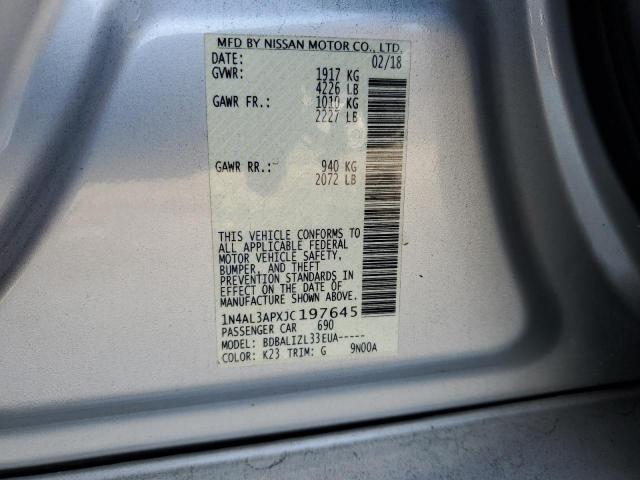 2018 NISSAN ALTIMA 2.5 - 1N4AL3APXJC197645