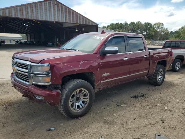 CHEVROLET SILVERADO 2015 maroon crew pic gas 3GCUKTEC5FG368131 photo #1