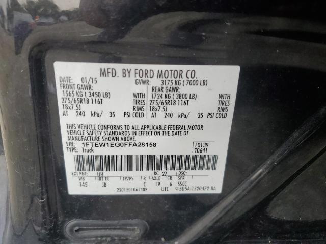 2015 FORD F150 SUPER - 1FTEW1EG0FFA28158
