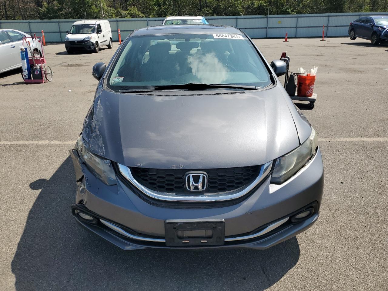 Lot #2804088603 2013 HONDA CIVIC EXL