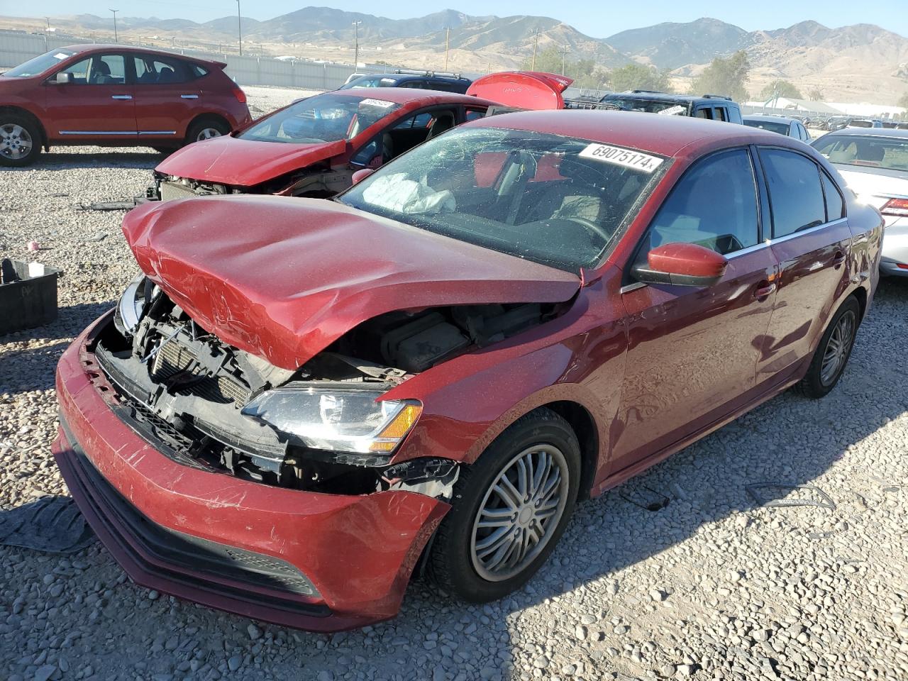 Lot #2825847127 2017 VOLKSWAGEN JETTA S