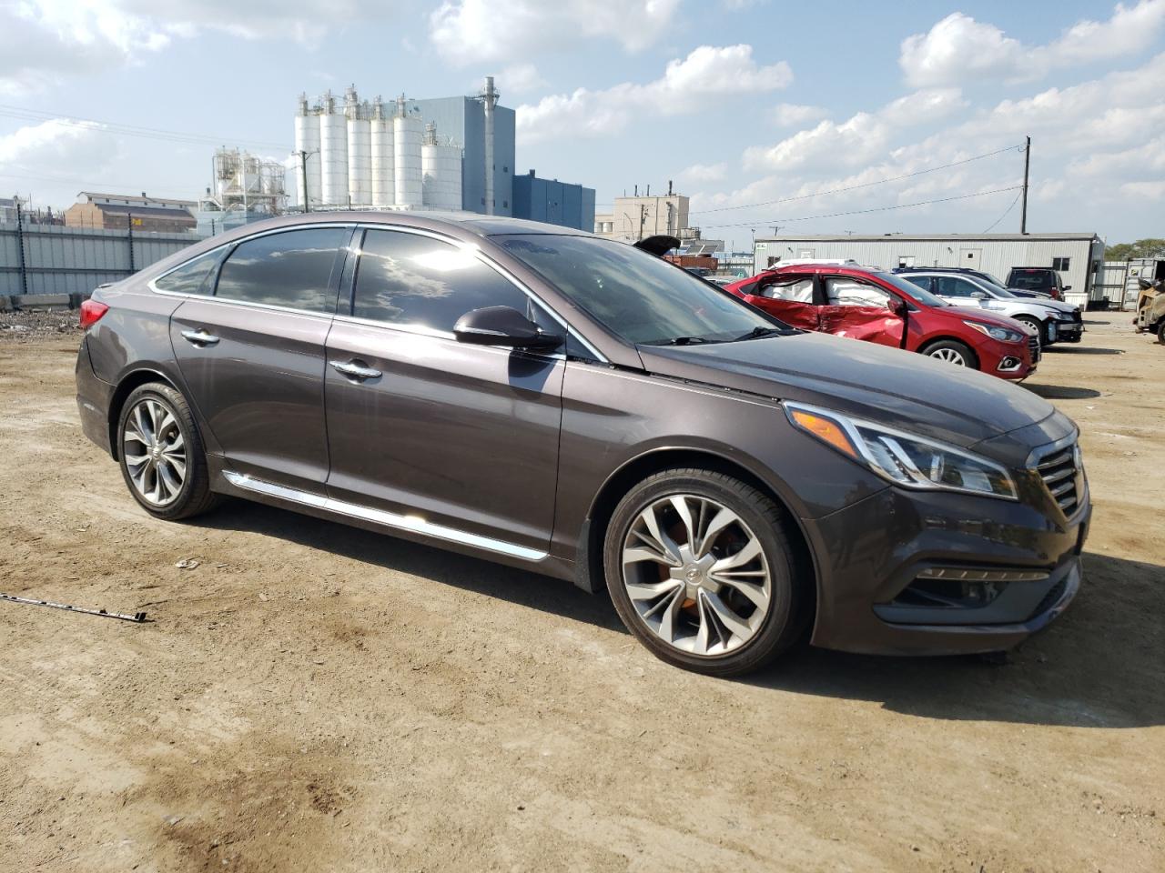 Lot #2805976370 2015 HYUNDAI SONATA SPO