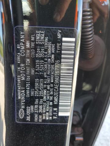 2022 HYUNDAI TUCSON LIM - KM8JECAE9NU167776