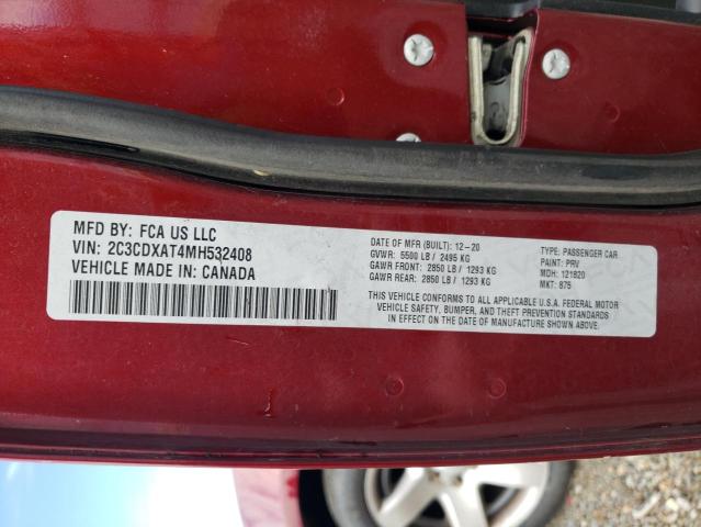 2021 DODGE CHARGER PO - 2C3CDXAT4MH532408