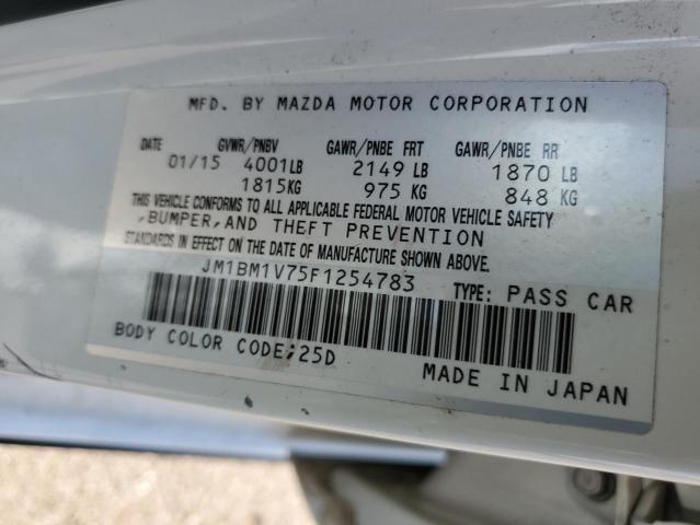 VIN JM1BM1V75F1254783 2015 Mazda 3, Touring no.11