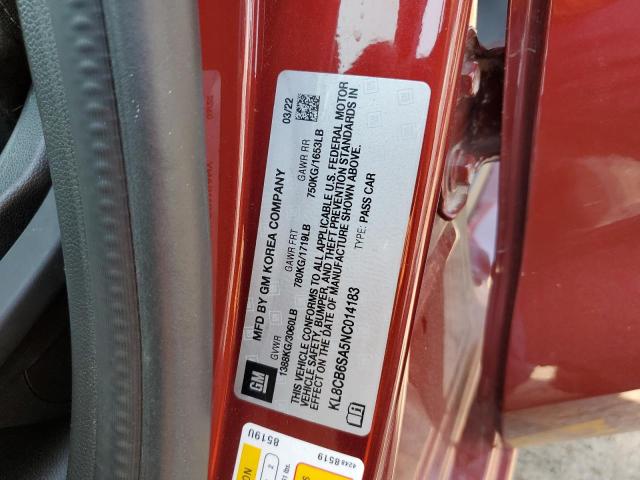 2022 CHEVROLET SPARK LS - KL8CB6SA5NC014183