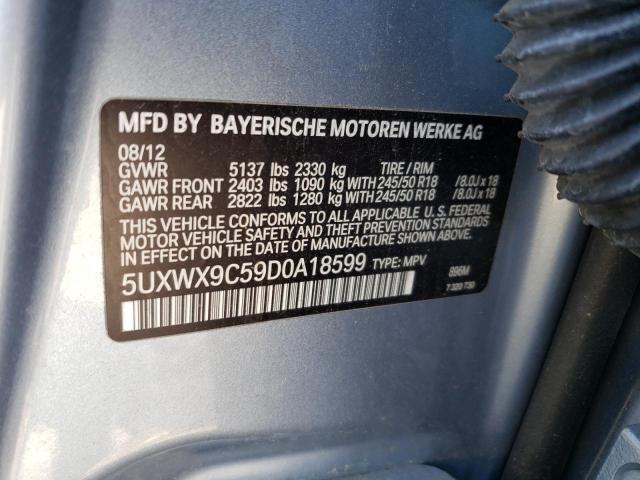 VIN 5UXWX9C59D0A18599 2013 BMW X3, Xdrive28I no.13