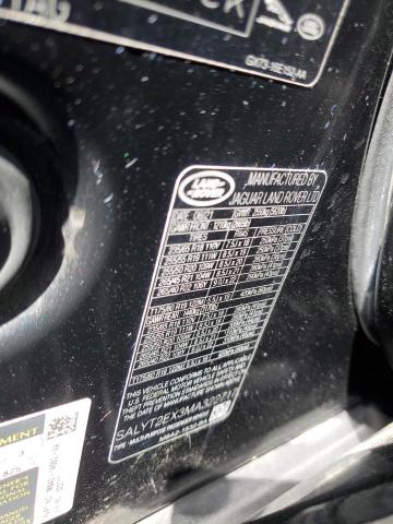 2021 LAND ROVER RANGE ROVE - SALYT2EX3MA322717