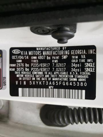 2015 KIA SORENTO LX - 5XYKT3A65FG645380