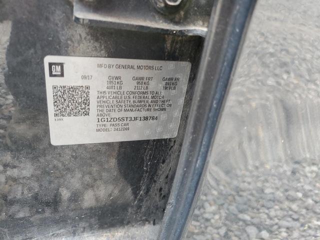 2018 CHEVROLET MALIBU LT - 1G1ZD5ST3JF138784