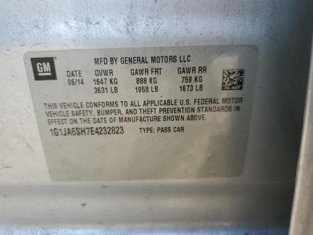 2014 CHEVROLET SONIC LS 1G1JA6SH7E4232823  69161844