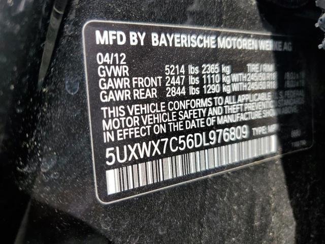 VIN 5UXWX7C56DL976809 2013 BMW X3, Xdrive35I no.13