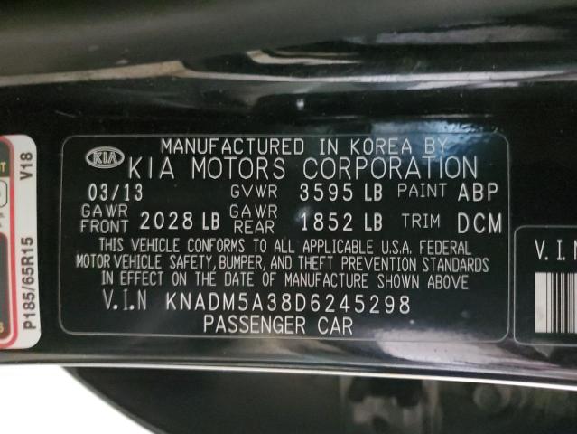 VIN KNADM5A38D6245298 2013 KIA Rio, LX no.12