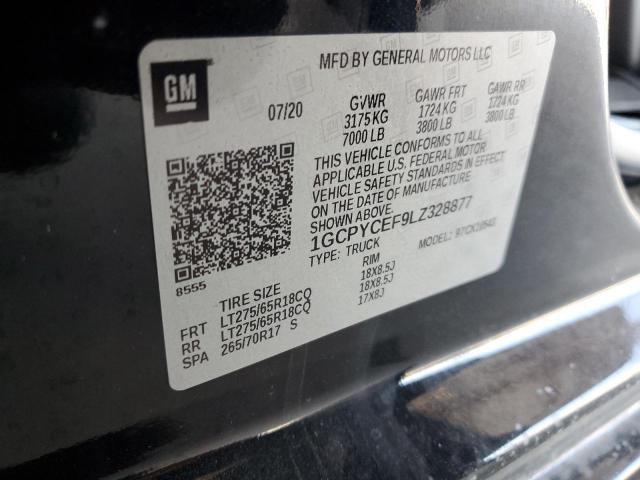 2020 CHEVROLET SILVERADO - 1GCPYCEF9LZ328877