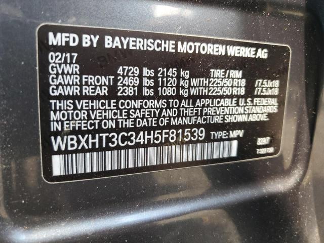 VIN WBXHT3C34H5F81539 2017 BMW X1, Xdrive28I no.13