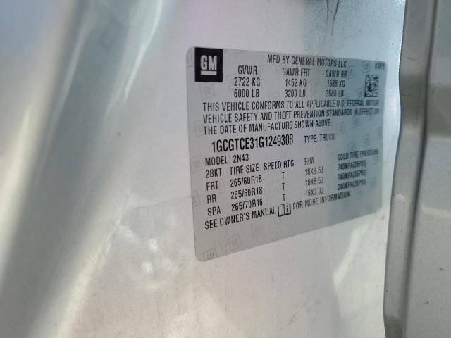 2016 CHEVROLET COLORADO L - 1GCGTCE31G1249308