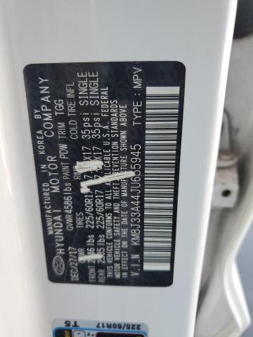 2018 HYUNDAI TUCSON SEL - KM8J33A44JU655945