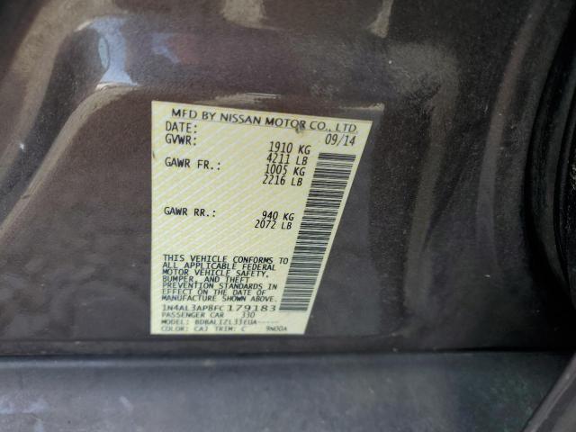 2015 NISSAN ALTIMA 2.5 - 1N4AL3AP8FC179183